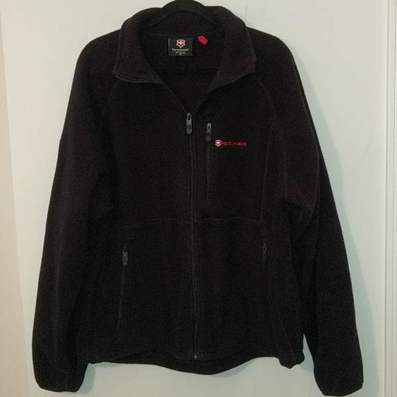 Victorinox Black Fleece Jacket Usa Size 